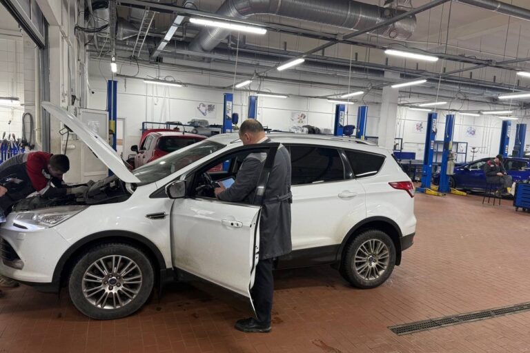 Ремонт турбины FORD KUGA 2013 года, устранение ошибки передува